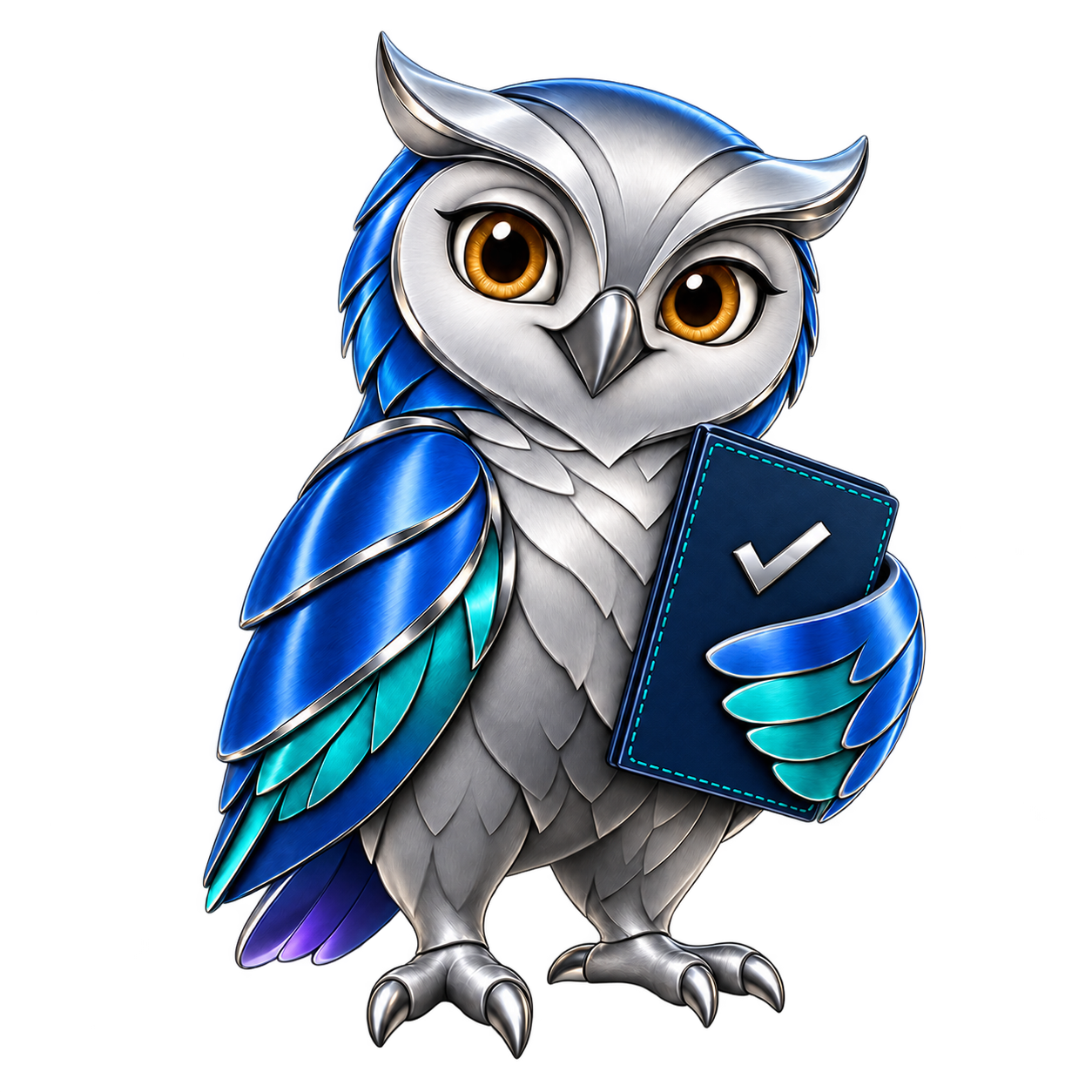 CheckDispute owl mascot